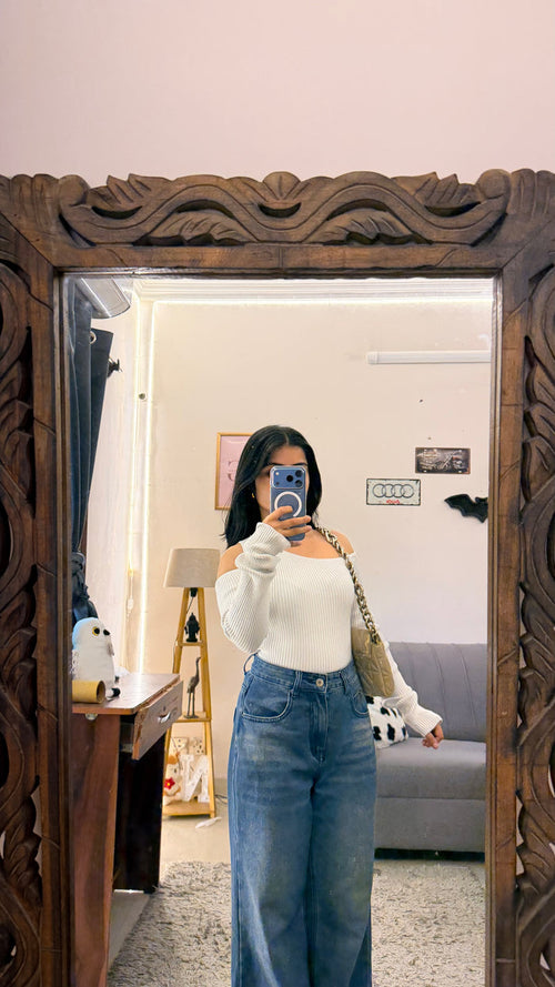 10 summer top 32-35 bust (thrifted)