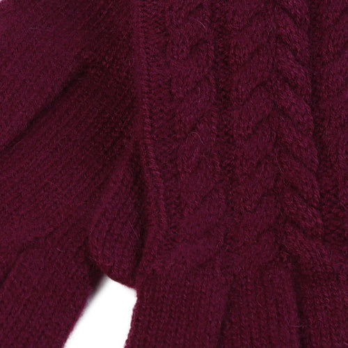 100% Cashmere Ladies Cable Glove Eminence - Heritage Of Scotland - EMINENCE