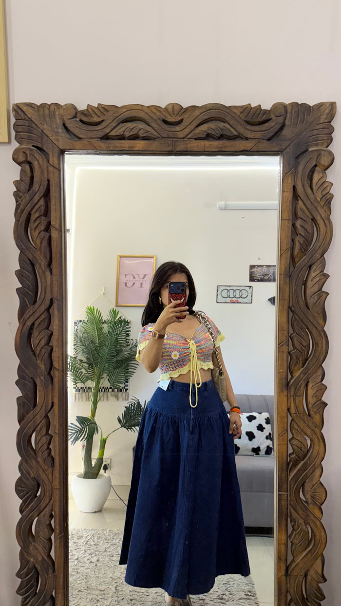 14 Pinterest denim skirt W28/32L