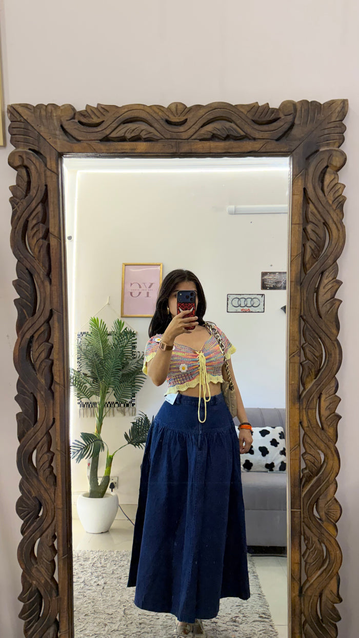 14 Pinterest denim skirt W28/32L