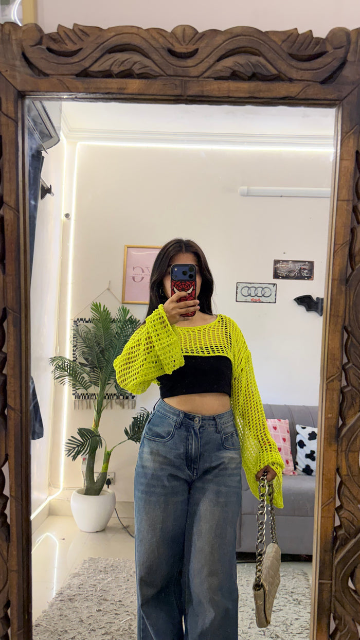 157 cute retro top S-M