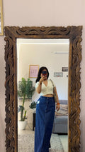 31 retro denim skirt w32/38L