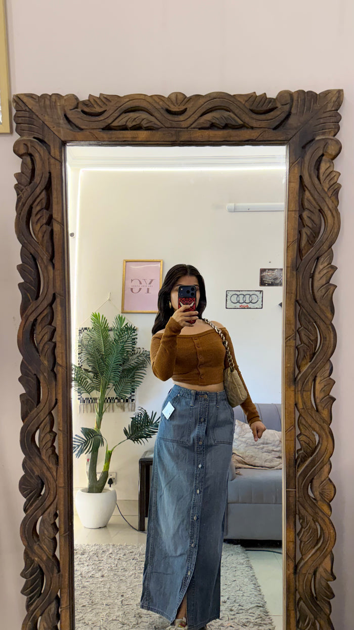 40s Pinterest Denim skirt w28/34L