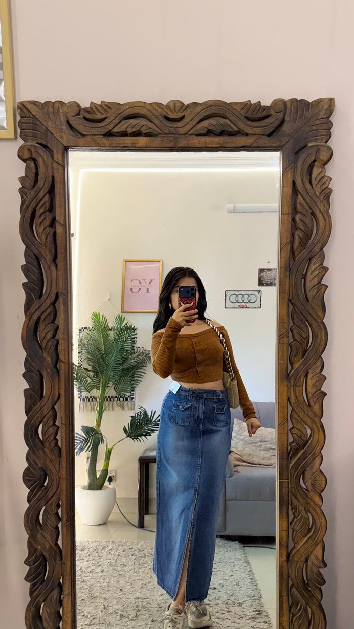 42 Pinterest denim skirt W28/33L