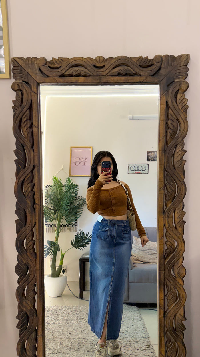 42 Pinterest denim skirt W28/33L