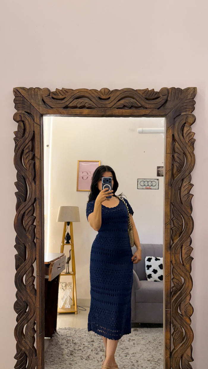 6 crochet dress 34-36 bust /l:46