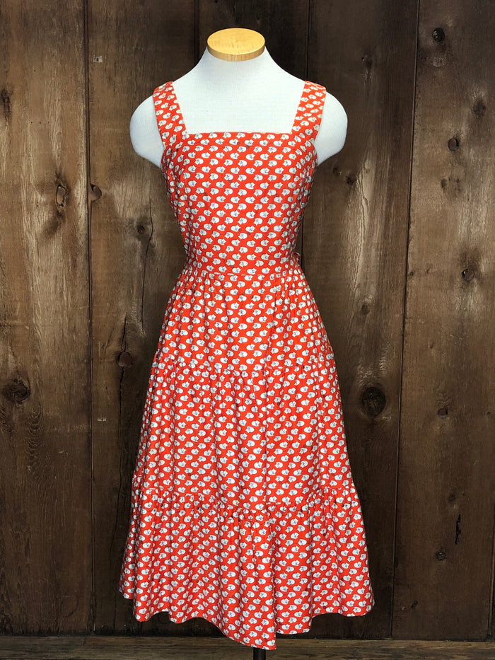 70s Malia Cotton Kitty Sundress     W28