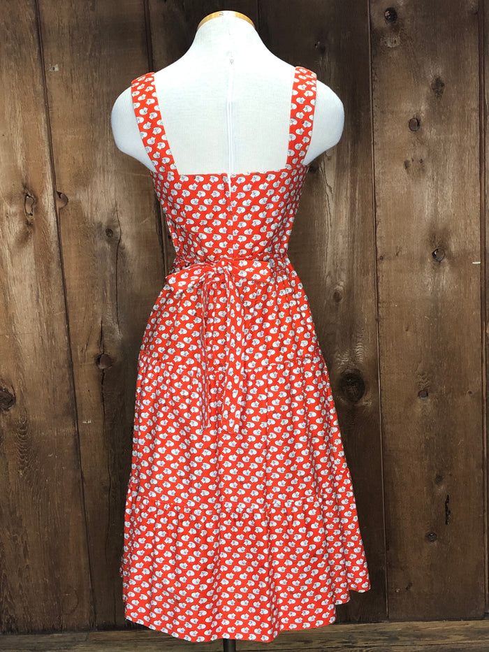 70s Malia Cotton Kitty Sundress     W28