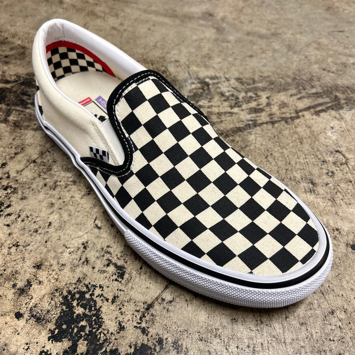 VANS SKATE SLIP-ON (BLK/WHT CHECKERBOARD)