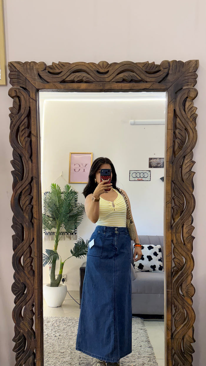 8 Pinterest Denim Skirt W33/33L