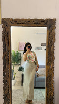 80 crochet skirt 28-30w/36L