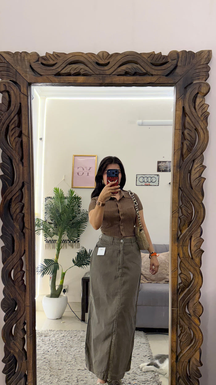 82 Pinterest denim skirt W26/34L