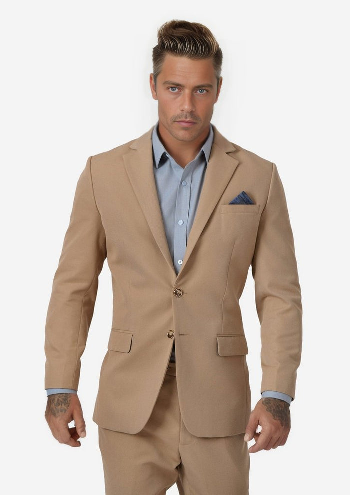 Astor Camel Cotton Jacket - SARTORO