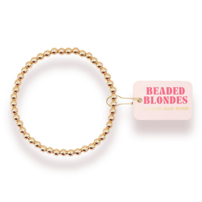 Beaded Blondes Kids 4mm beaded stackable bracelets