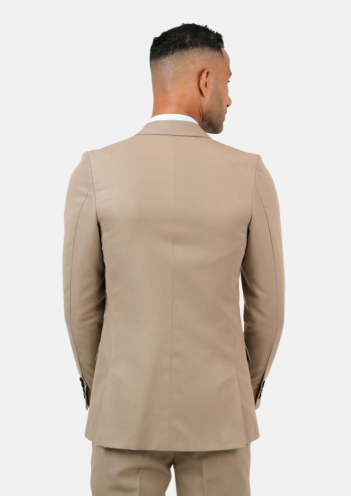 Beekman Khaki Cotton Suit - SARTORO