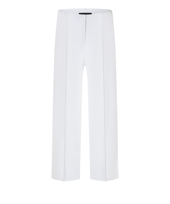 Cambio Addison Cropped Pure White