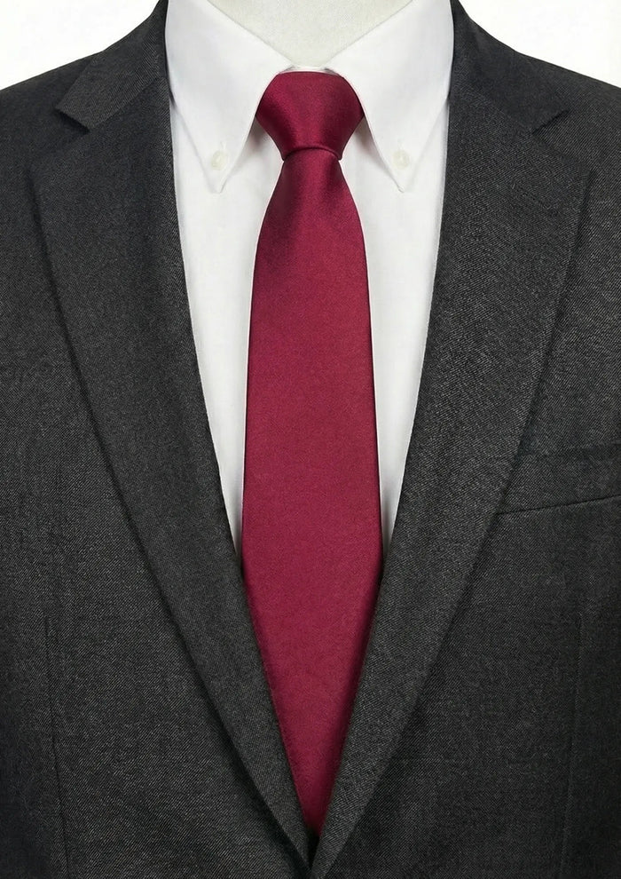 Carmine Red Tie - SARTORO