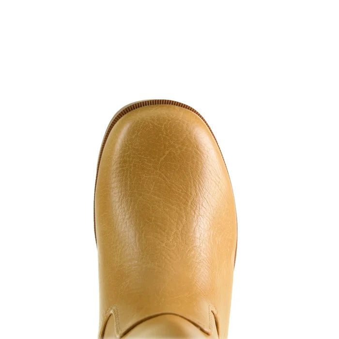 Chinese dirty laundry yurie camel tall boot
