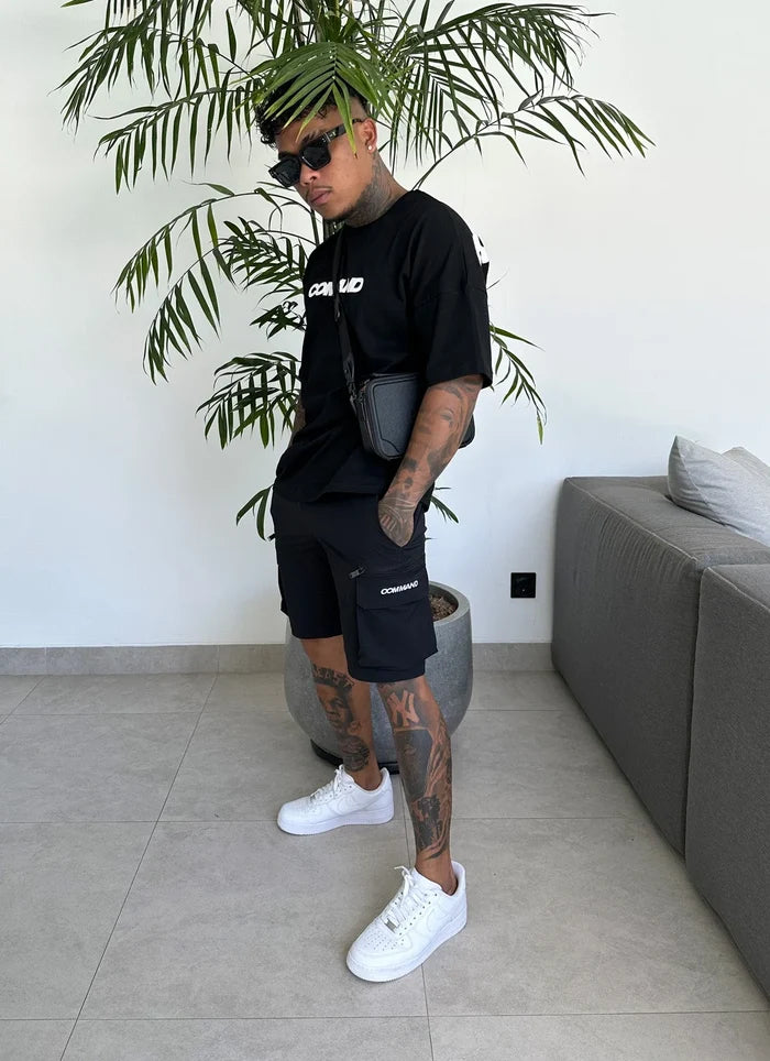 COMMAND Cargo Shorts (Black)