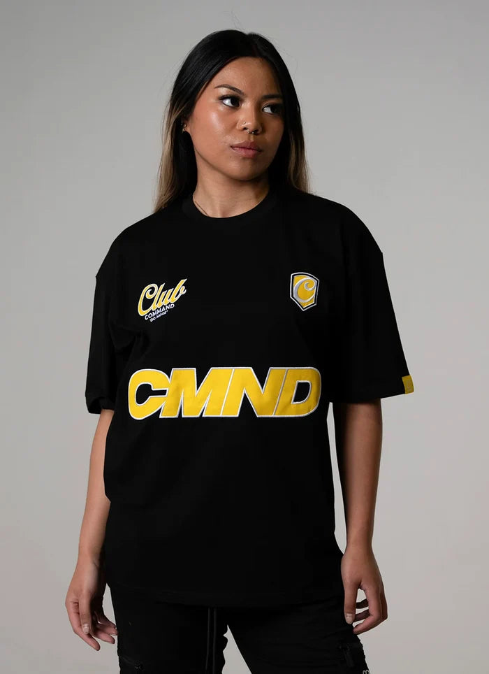 COMMAND Jersey Tee (Black/Yellow)