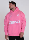 Command Oversized Jersey Hoodie (Pink)