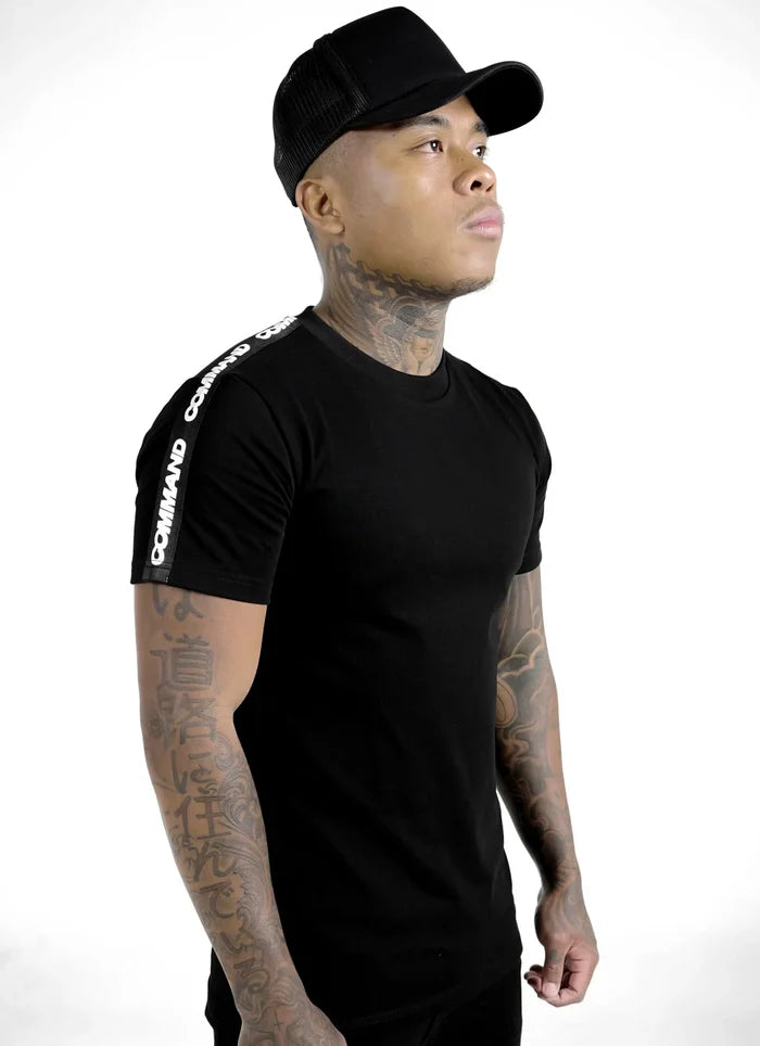 COMMAND Tape T-Shirt (Black)