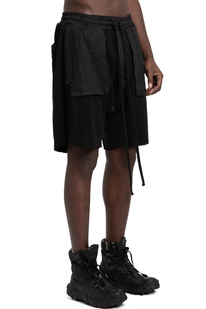 Thom Krom | SS26 - Contrast Shorts, MST515 Black