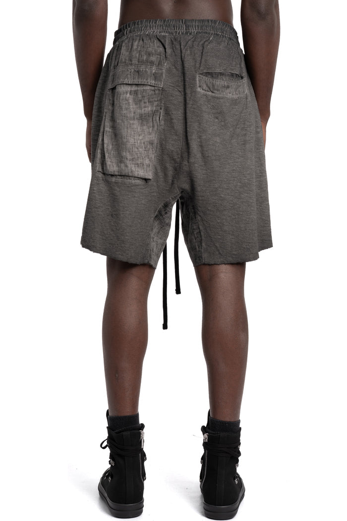 Thom Krom | SS26 - Contrast Shorts, Cold dye grey MST515