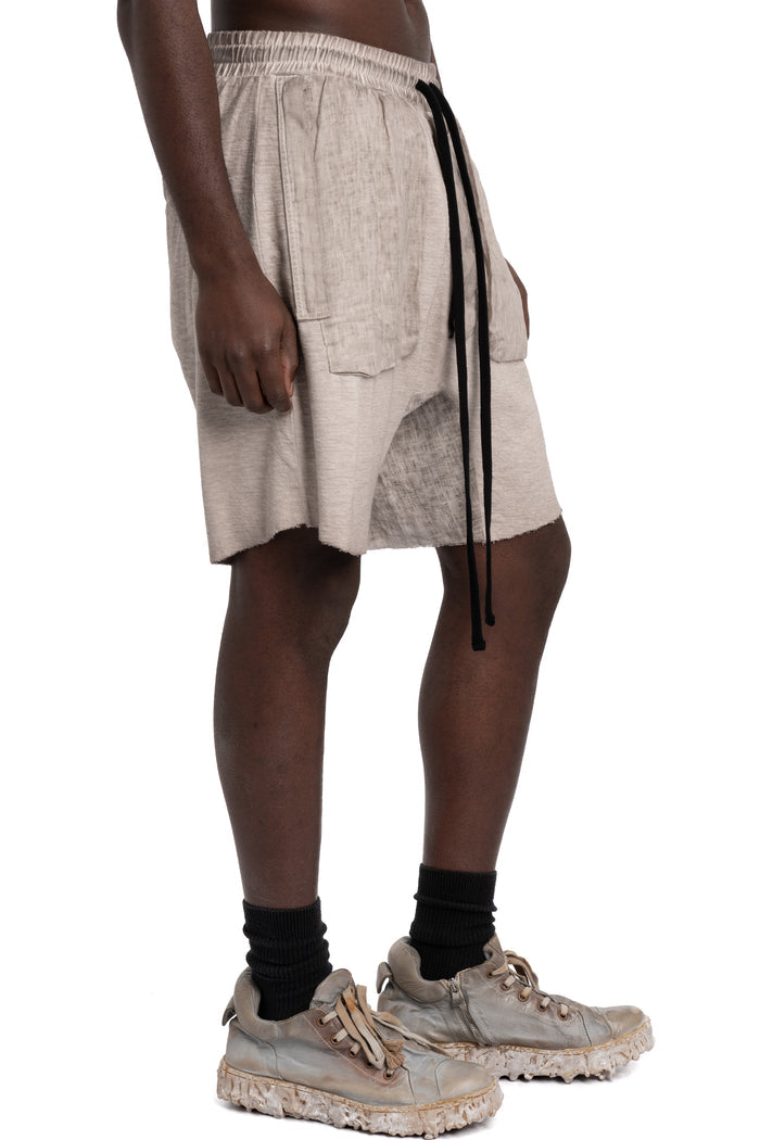 Thom Krom | SS26 - Contrast Shorts, Cold dye stone MST515