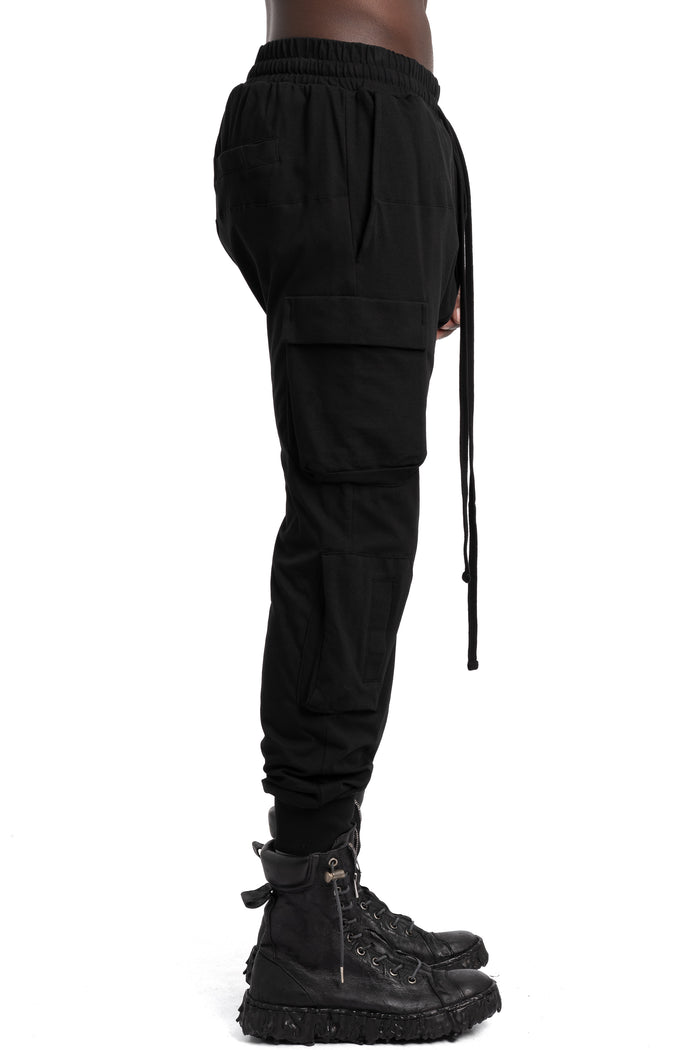 Cotton contrast sweatpants