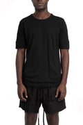 Thom Krom | SS26 - Cotton contrast T-shirt, Black MTS926