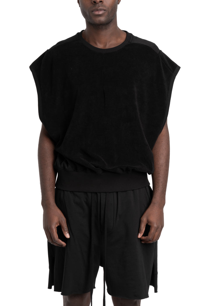 Thom Krom | SS26 - Cotton vest, Black MTS917