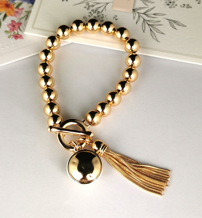 Cute Tassell Bracelet - Gold