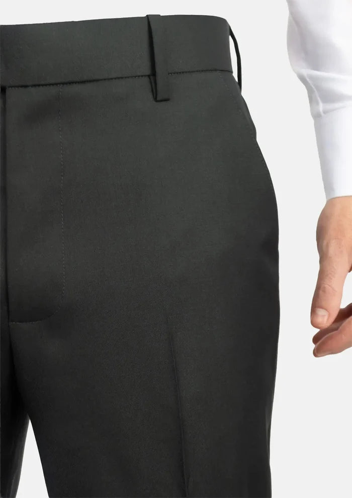 Dark Green Twill Pants