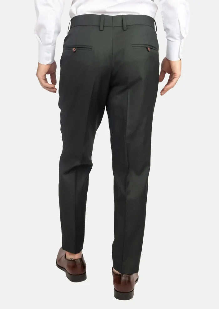 Dark Green Twill Pants