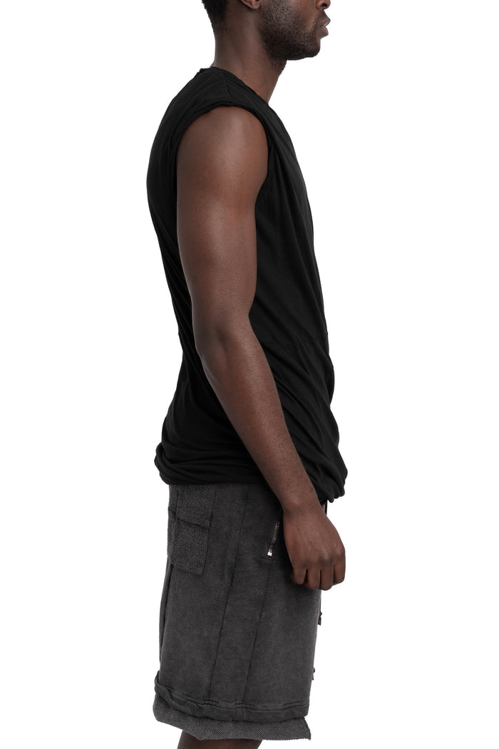 MD75 | SS26 - Double layer tank , Black MD13258