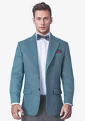 Ellis Koi Blue Linen Jacket - SARTORO