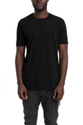 MD75 | SS26 - Embroidered neck t-shirt, Black MD13254