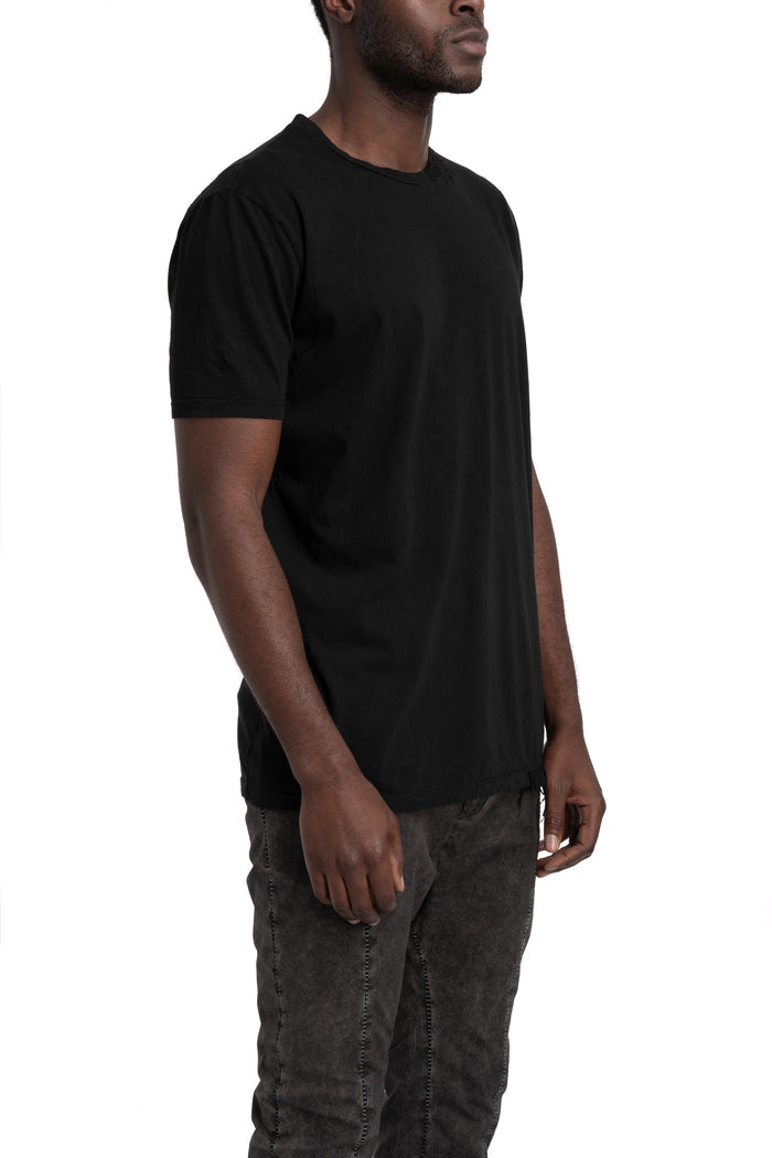 MD75 | SS26 - Embroidered neck t-shirt, Black MD13254