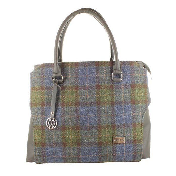 Emily Bag - Dark Blue/Green Plaid
