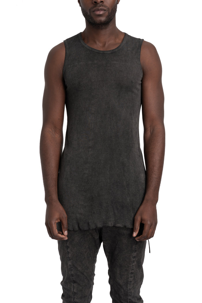 MD75 | SS26 - Fine ribbed tank top, Antra wash MD13264
