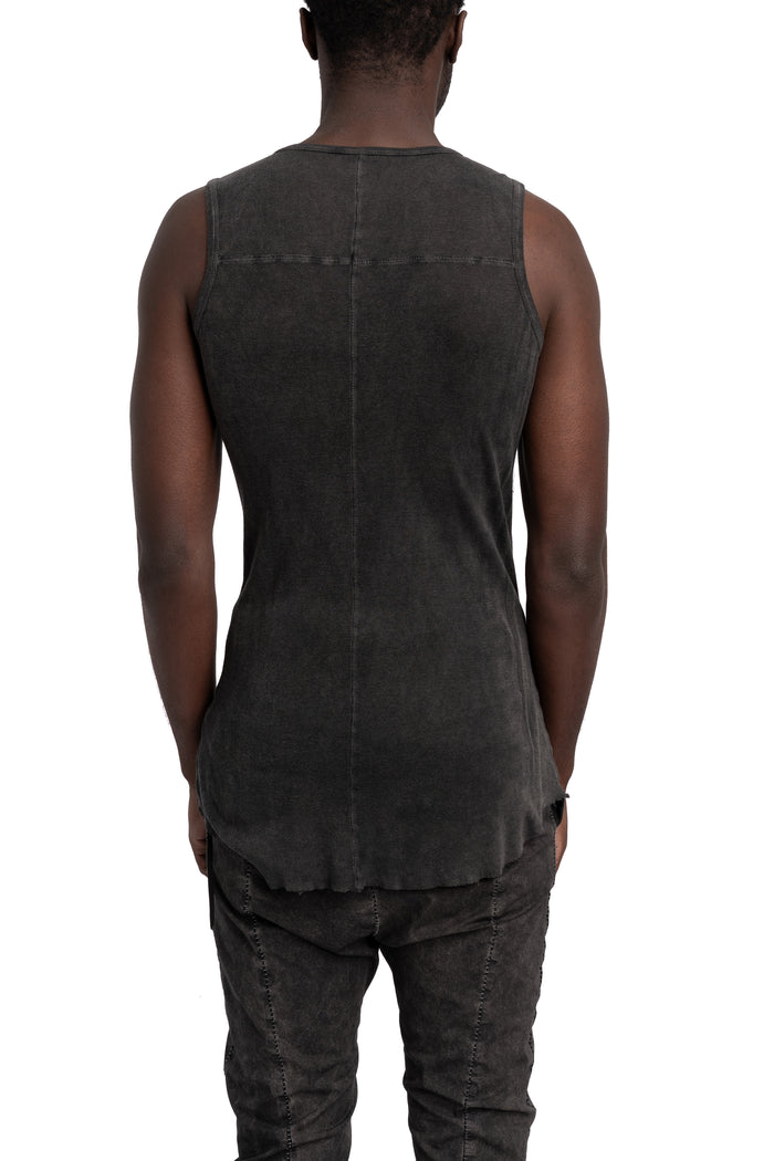 MD75 | SS26 - Fine ribbed tank top, Antra wash MD13264