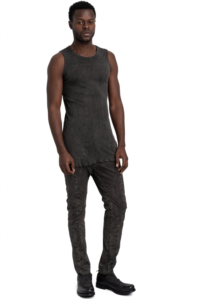 MD75 | SS26 - Fine ribbed tank top, Antra wash MD13264