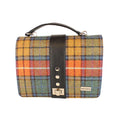 Fiona Handbag - Vivid Orange Multi Plaid