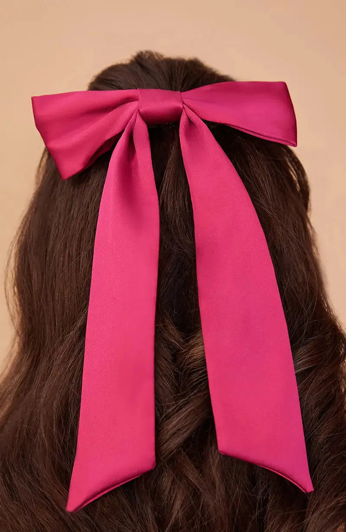 Hair Bow in Satin Rewritten