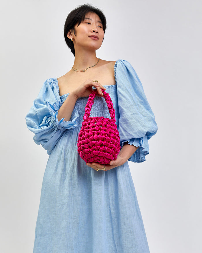 Hot Pink Handmade Bridesmaid Bag
