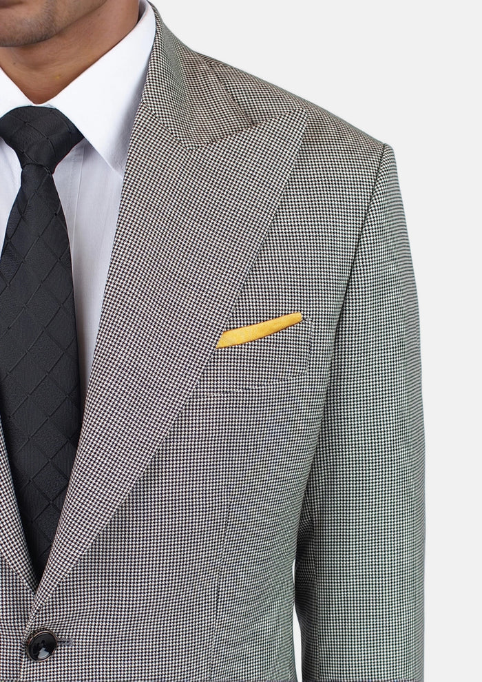 Hudson Grey Houndstooth Suit - SARTORO