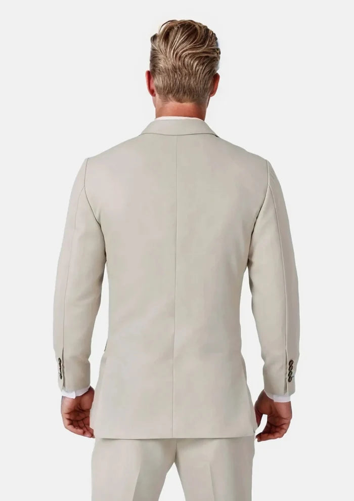 Hudson Ivory Cotton Suit - SARTORO