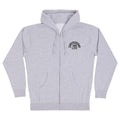 INDEPENDENT TRUCK HEAD ZIP HOODED HEAVYWEIGHT SWEATSHIRT (HEATHER GREY)
