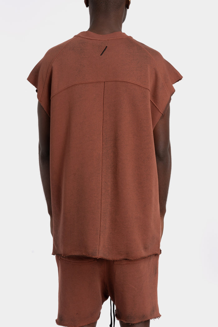Thom Krom | SS26 - Jumbo sweat tee, Spray red MS190
